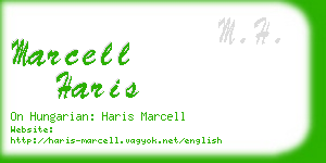 marcell haris business card